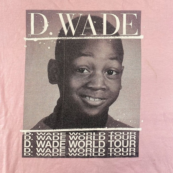 Dwyane Wade Graphic Tee Thrifted Vintage Style Size L - Picture 2 of 13